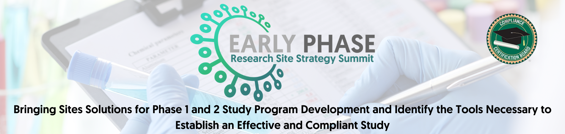 Early Phase Research Site Strategy Summit