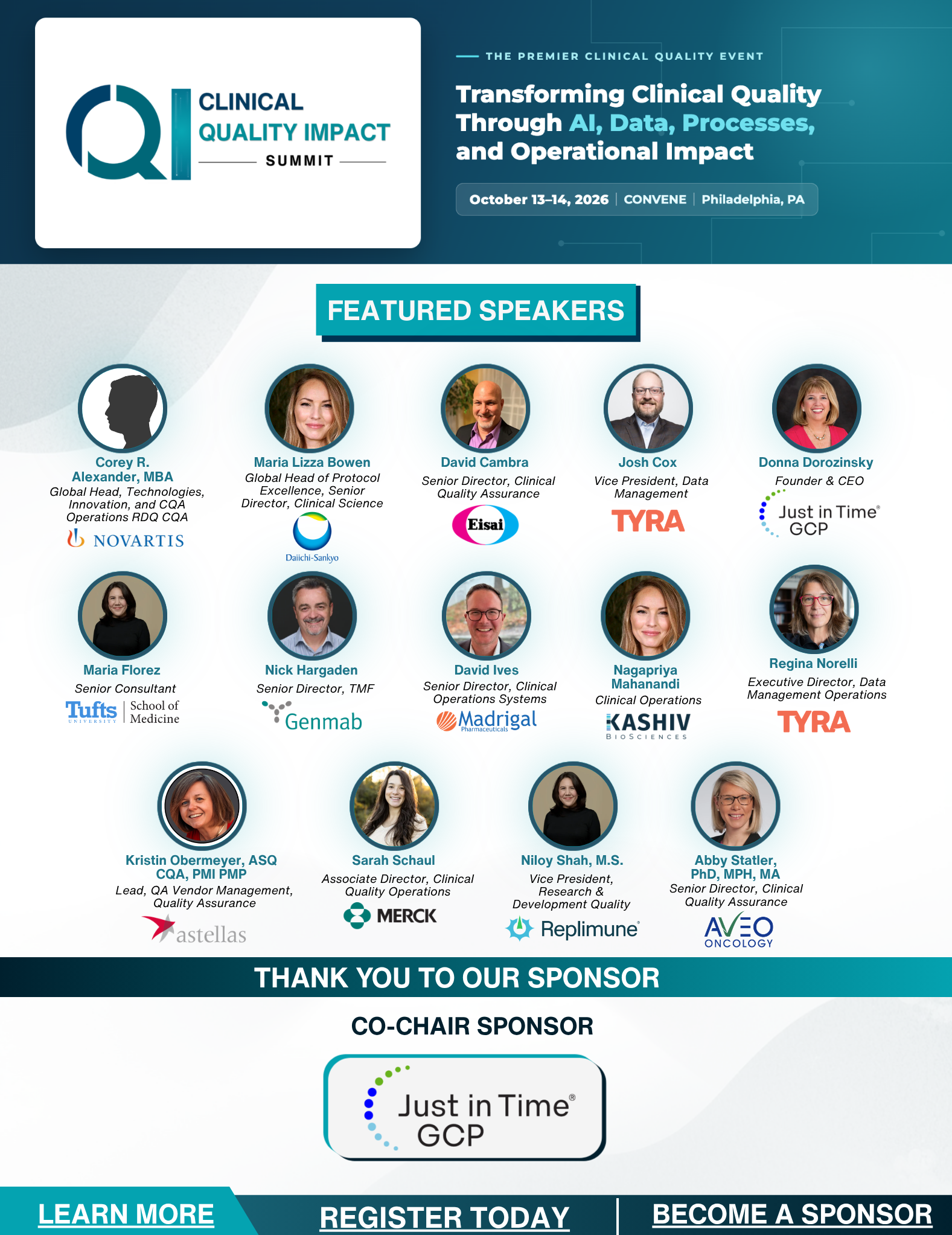 Clinical Quality Impact Summit Brochure