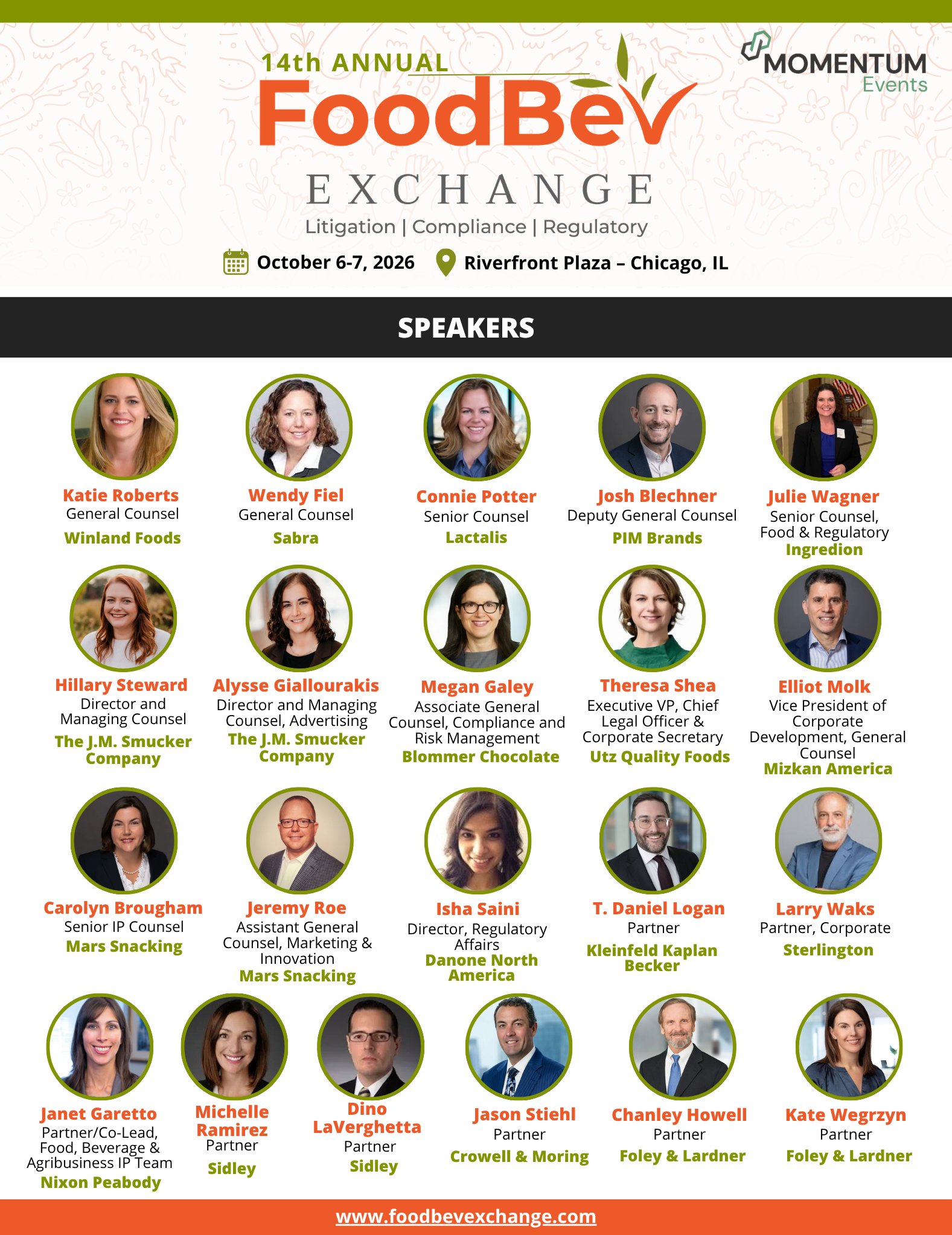 14th Annual Food & Beverage Exchange — Event Guide