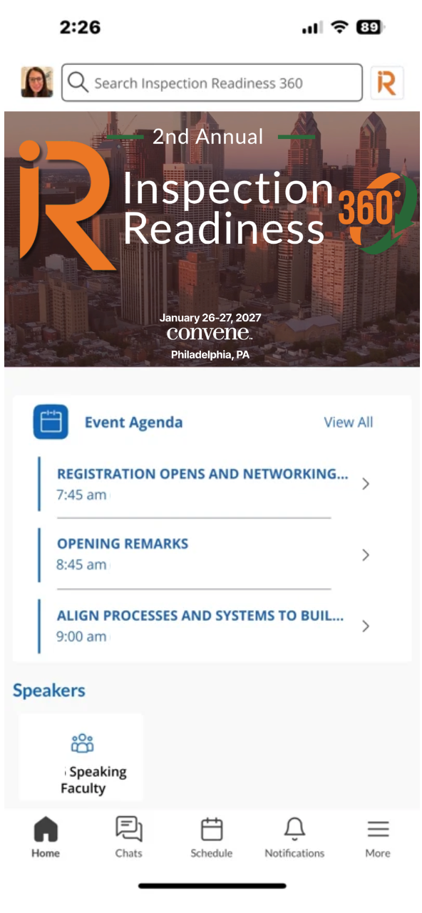 Momentum event app