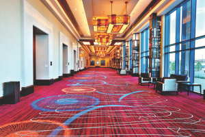 Photo of corridor of the Harrah's Waterfront Center