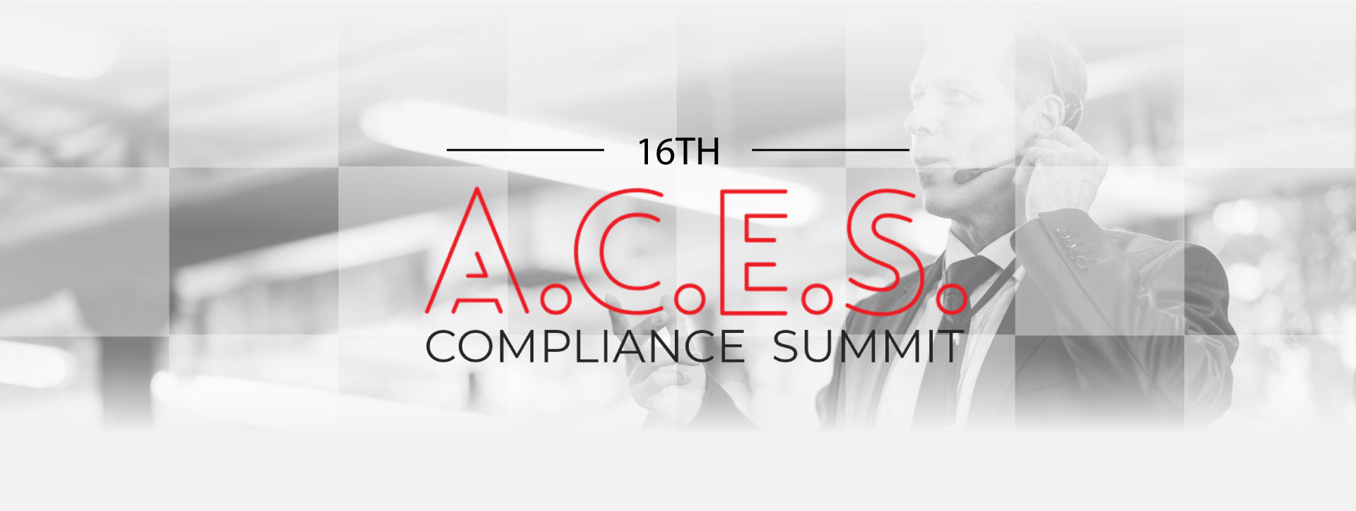 Banner of 16th Aces Compliance Summit